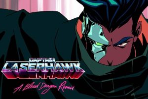 Capitão Laserhawk: um remix de dragão de sangue